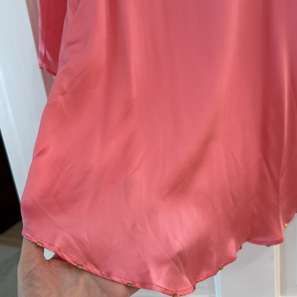 Barbara Bui Pink Beaded Tunic Top - Picture 10 of 16